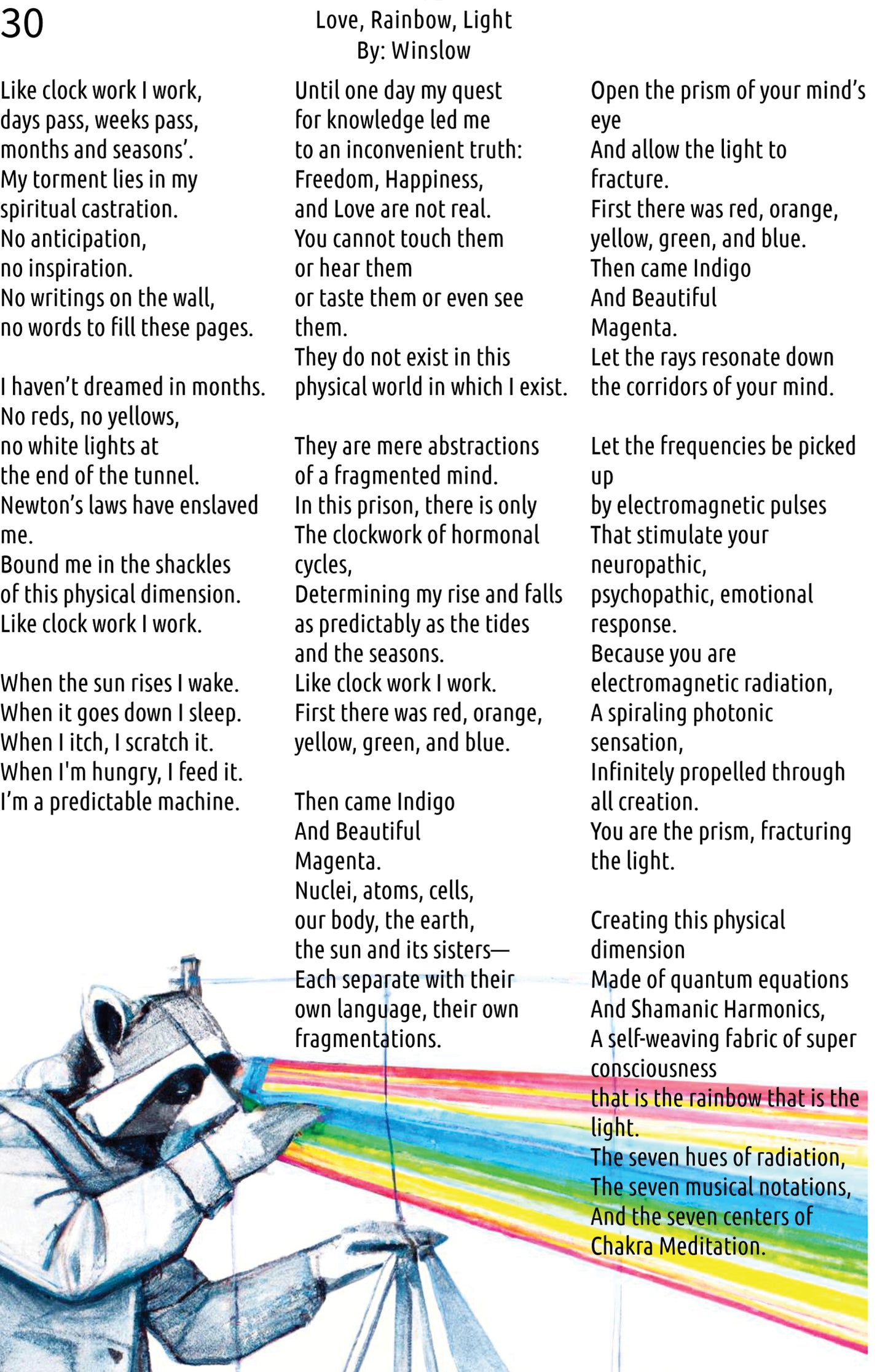 2025 Poetry Zine Color Print